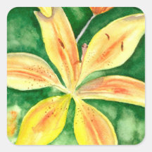 Gelbe Lilien im Garten