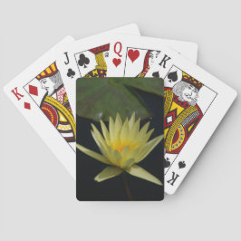 Gelbe Lotus-Wasserlilie Spielkarten