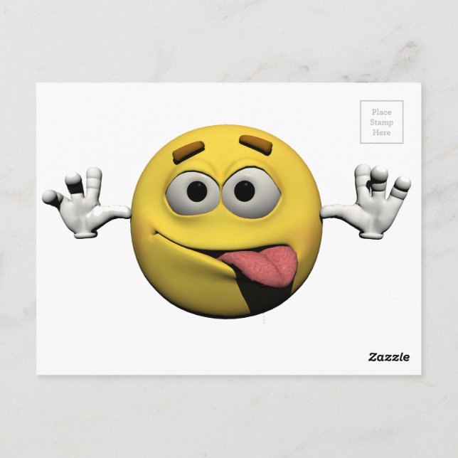 Gelbe lustige Gesichter emoticon oder Postkarte (Rückseite)