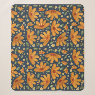 Gelbe Luxusblumen Sherpadecke