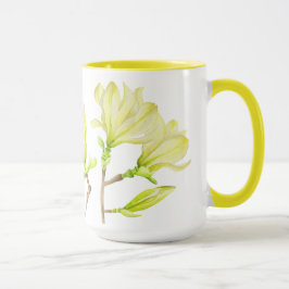 Gelbe Magnolien auf einer Combo-Tasse (W) - 15 oz. Tasse