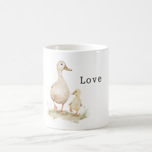 Gelbe Mama Babyenten Kaffeetasse