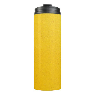 Gelbe Mauer Thermosbecher