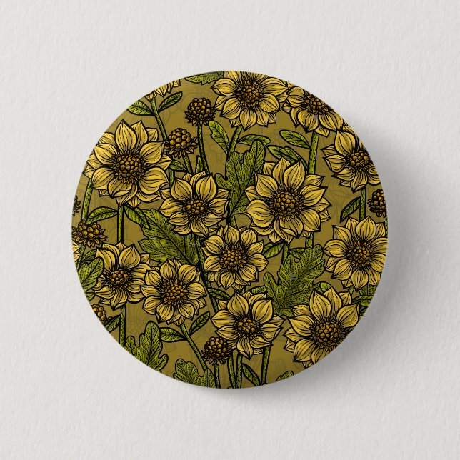 Gelbe Mäuse Button (Vorderseite)