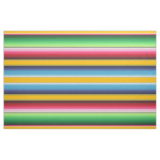 Gelbe mexikanische Serape-Blanket-Streifen Stoff