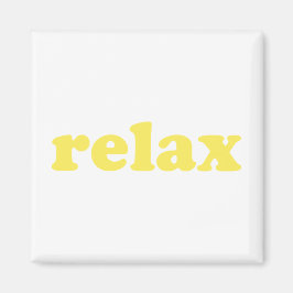 Gelbe moderne Typografie lustig cool Magnet