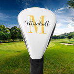 Gelbe Monogramm Initial und Name Personalisiert Golf Headcover<br><div class="desc">Maßgeschneiderte,  mit Ihrem Namen und Monogramm personalisierte,  bedruckte Golf-Kopfbedeckung. Verwenden Sie die Designtools,  um eine beliebige Hintergrundfarbe auszuwählen,  Schriftart und Farben zu bearbeiten oder eigene Fotos hochzuladen,  um ein einzigartiges Geschenk für Ihren Lieblingsgolfer zu kreieren.</div>