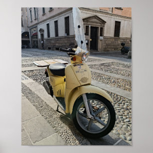 Gelbe Motorradposter! Poster