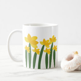 Gelbe Narzissen-Blumen Kaffeetasse