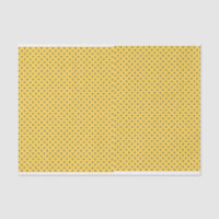 Gelbe Navy Blue Dots Gemustert