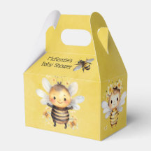 Gelbe Niedliche Hummelblume Florals Baby Dusche