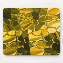 Gelbe oder goldene Farbstücke sehen aus wie golden Mousepad