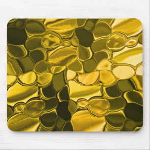 Gelbe oder goldene Farbstücke sehen aus wie golden Mousepad