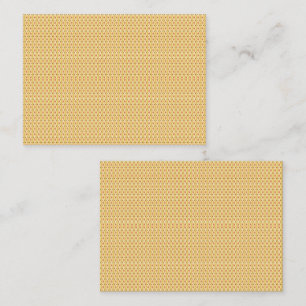 Gelbe, orange und braune Bögen Geschenkpapier Terminkarte