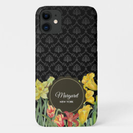 Gelbe Orangenfrühlingsblumen im Wasserfarbenbereic Case-Mate iPhone Hülle