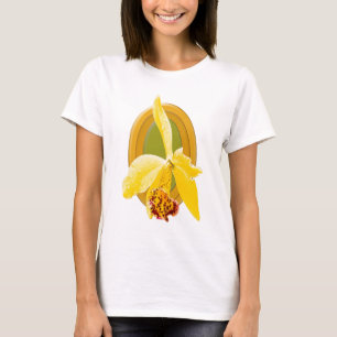 Gelbe Orchidee T-Shirt