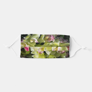 Gelbe Orchideen Mund-Nasen-Maske Aus Stoff