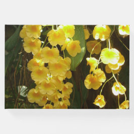 Gelbe Orchideen - tropische Blume Gästebuch