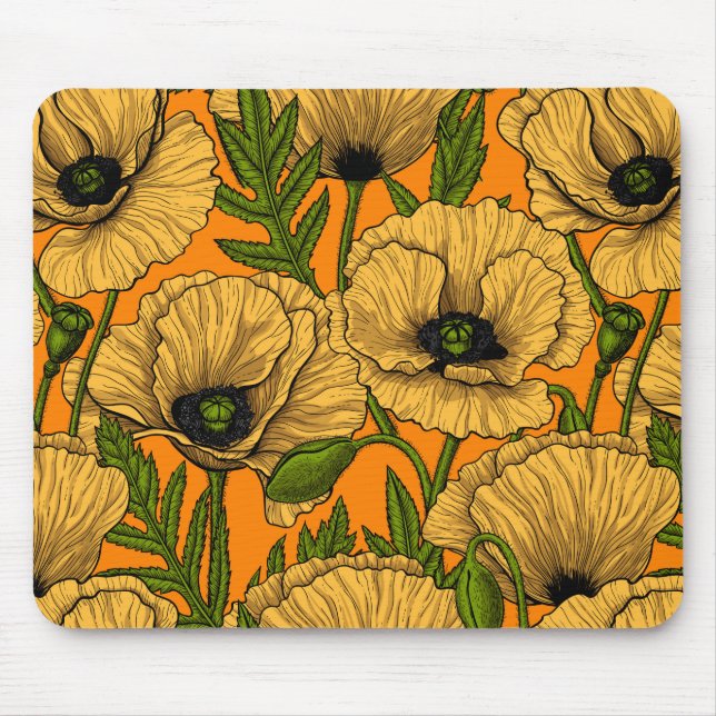 Gelbe Pfeffer Mousepad (Vorne)