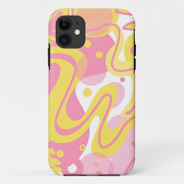 Gelbe Pflanze Case-Mate iPhone Hülle (Rückseite)