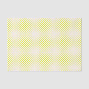 Gelbe Polka Dots Seidenpapier