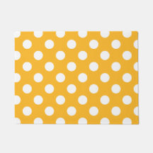Gelbe Polka-Punkte