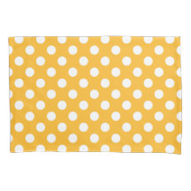 Gelbe Polka-Punkte