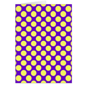 Gelbe Polka Punkte mit Lila Hintergrund STaylor