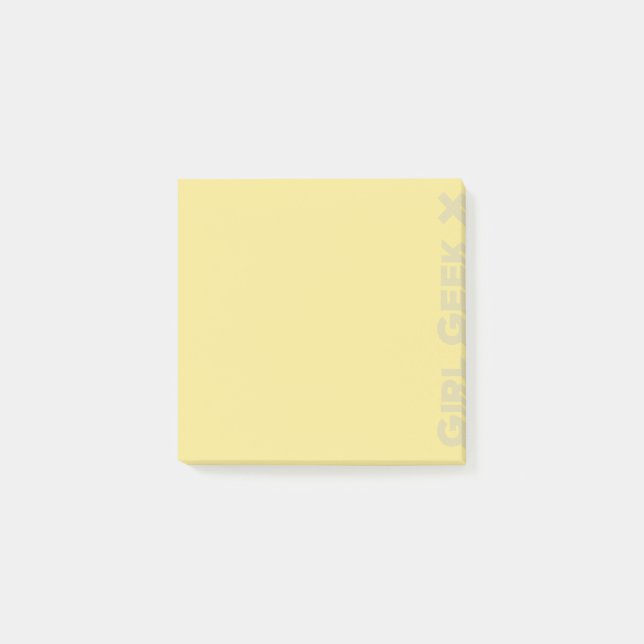 Gelbe Post-Itanmerkungen Post-it Klebezettel (Vorderseite)