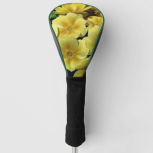 Gelbe Primrose Frühlingsblumen Nah Golf Headcover