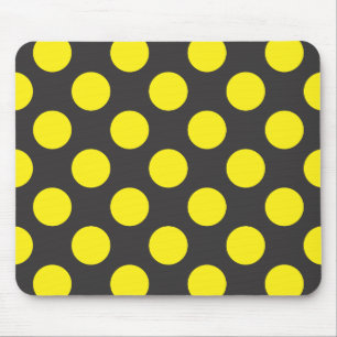 Gelbe Punkte Mousepad