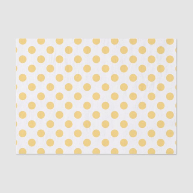 Gelbe Punkte Seidenpapier (Vorderseite)