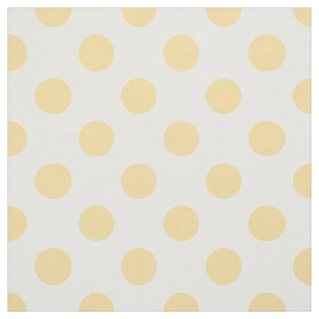 Gelbe Punkte Stoff (Muster)