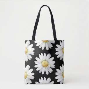 Gelbe Punktierte Gänseblümchen Tasche