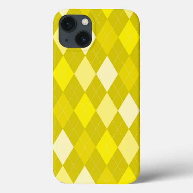 Gelbe Raute Case-Mate iPhone Hülle (Rückseite)