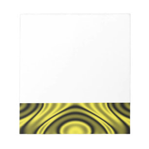 Gelbe Rippchen Notizblock