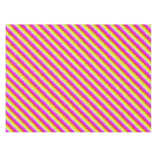 Gelbe Rosa Artdeco Regenbogen Streifen Tischdecke