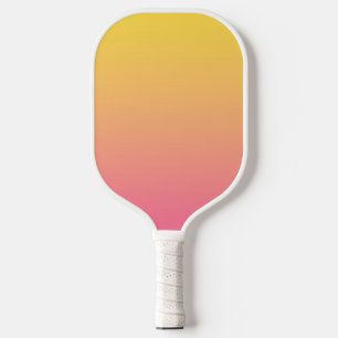 Gelbe Rosa Farbe Pickleball Schläger