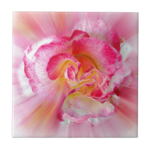 gelbe rosa Rose Fliese