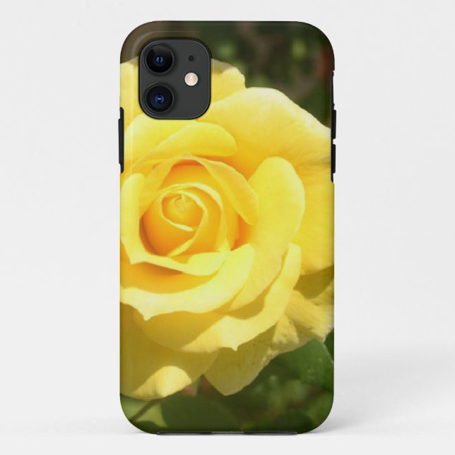 Gelbe Rose Case-Mate iPhone Hülle (Rückseite)