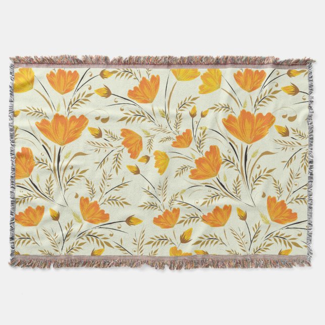 Gelbe Rose Decke (Vorderseite)