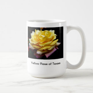 Gelbe Rose der Texas-Kaffee-Tasse Kaffeetasse