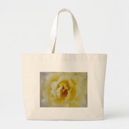 Gelbe Rose Jumbo Stoffbeutel