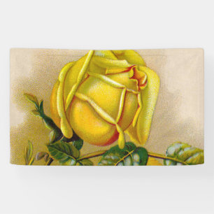 Gelbe Rose Kunstwerke Kunstdruckerei Banner