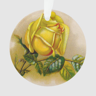 Gelbe Rose Kunstwerke Kunstdruckerei Ornament