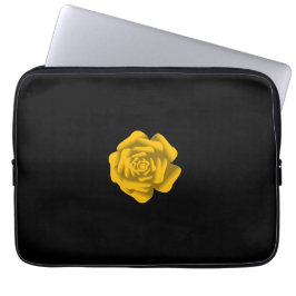 Gelbe Rose Laptopschutzhülle
