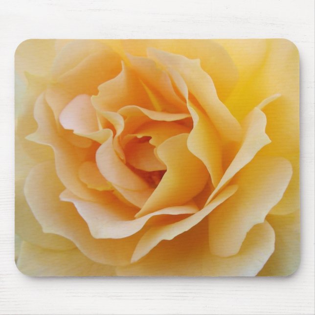 Gelbe Rose Mousepad (Vorne)
