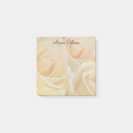 Gelbe Rose | Personalisiert Post-it Klebezettel
