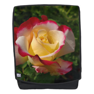 Gelbe Rose Rucksack