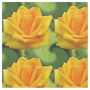 Gelbe Rose Stoff